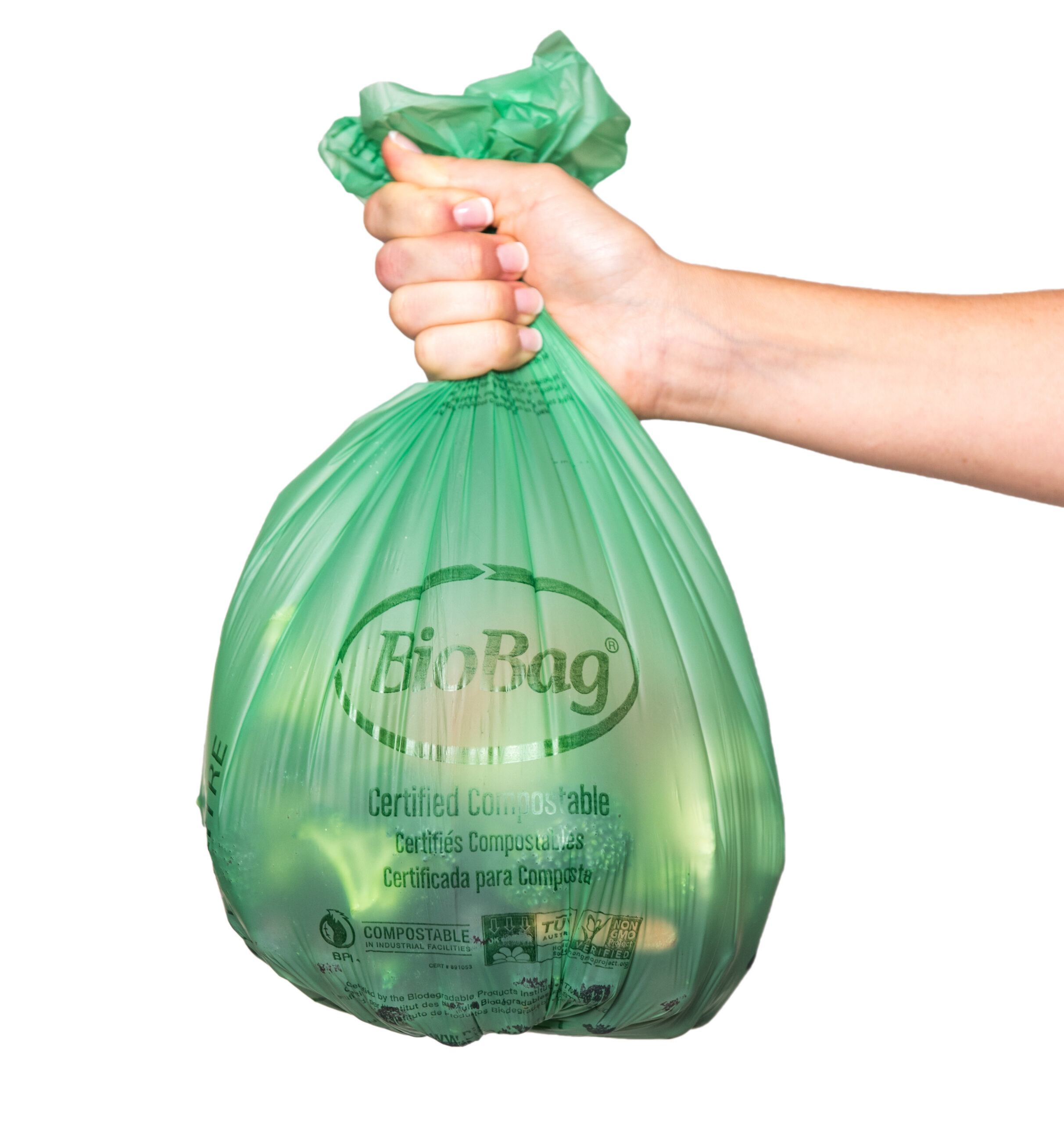 2 Gallon BioBag Liners, 15.35 x 16.6 - 1 Roll, 25 Bags - Midtown  Composting & Recycling